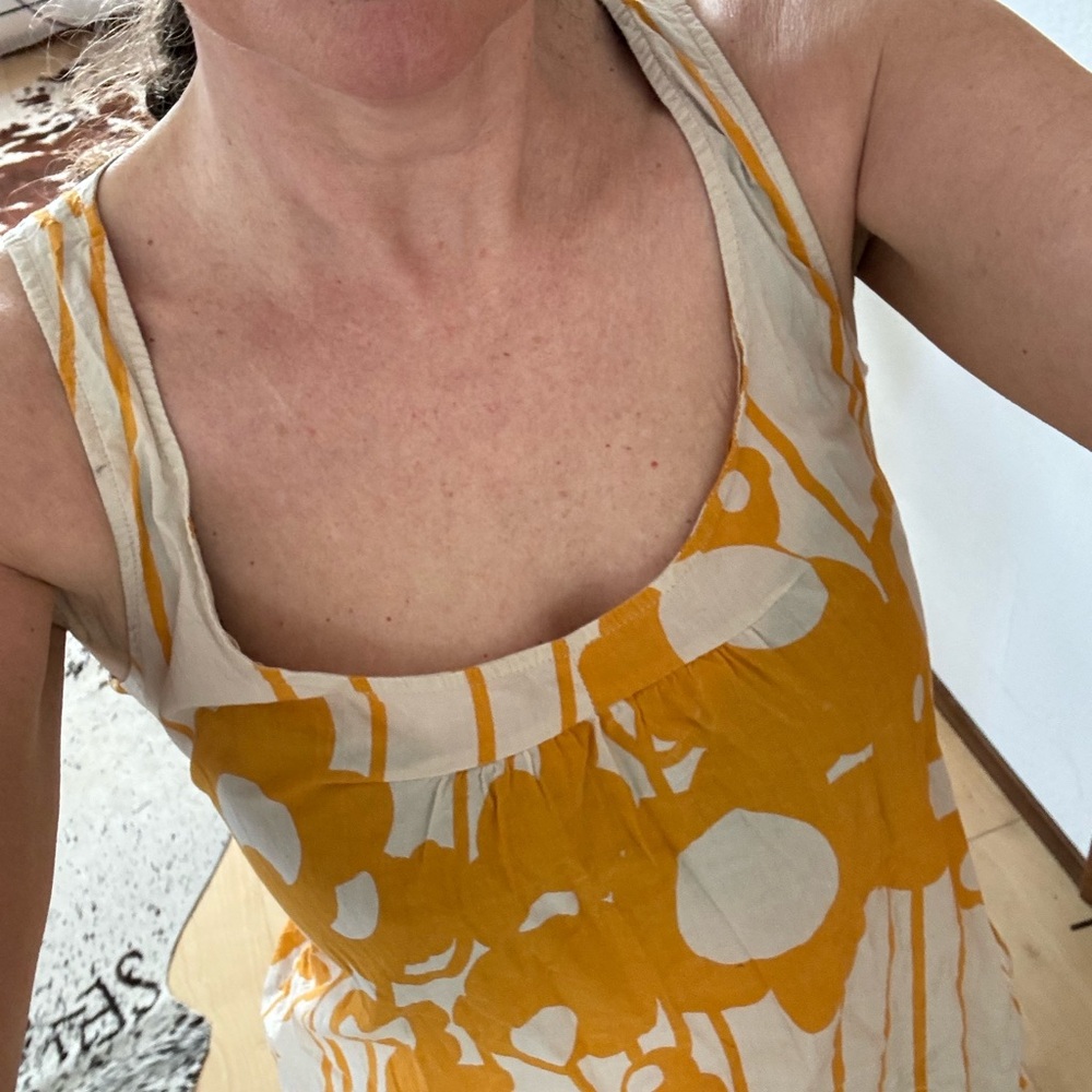 Marimekko cotton top spring mod 60’s picnic voluptuous